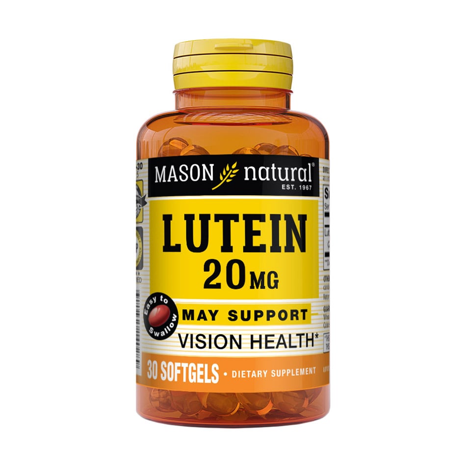 Лютеїн Mason Natural Lutein 20 мг, 30 гелевих капсул