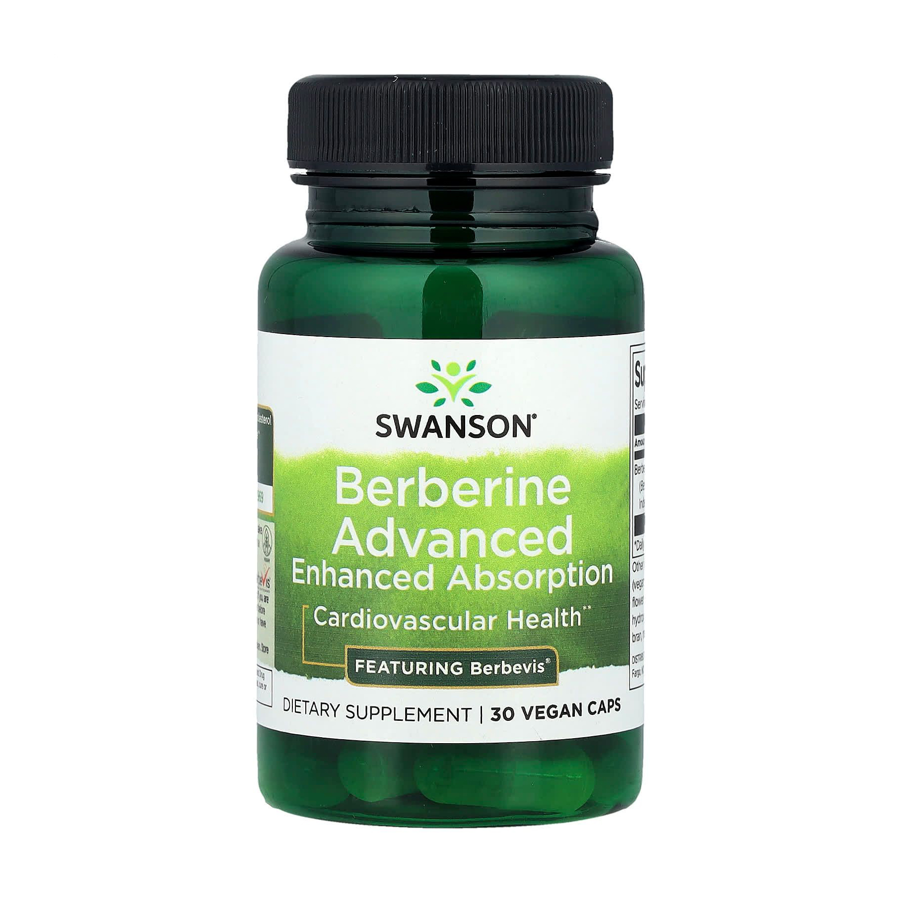 Уцінка! Берберин Swanson Berberine Advanced Enhanced Absorption, 30 веганських капсул