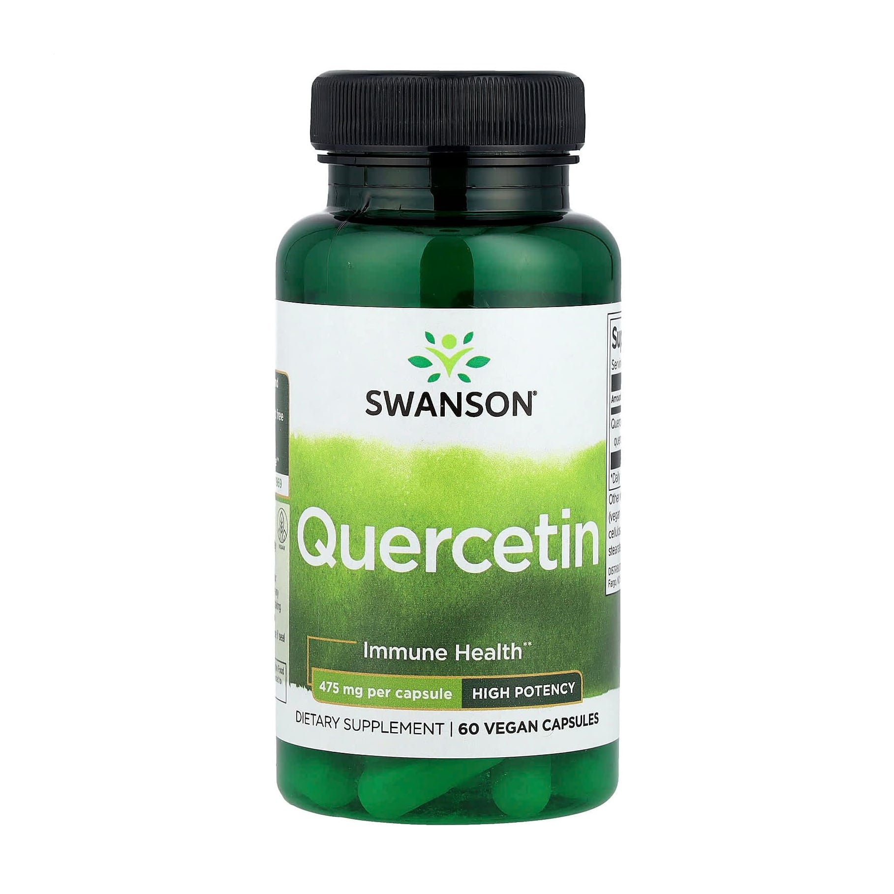 Уцінка! Кверцетин Swanson Quercetin 475 мг, 60 веганських капсул