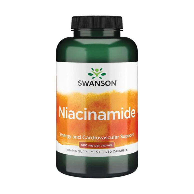 Уцінка! Ніацинамід Swanson Niacinamide 500 мг, 250 капсул
